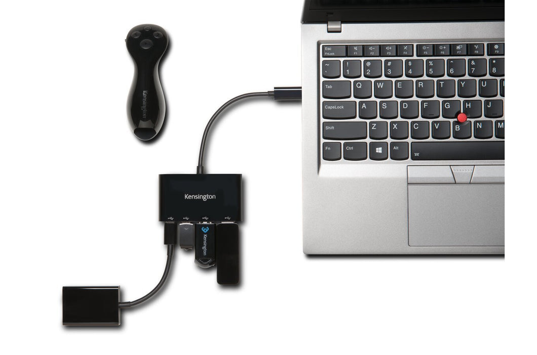 EAN 5028252591539 - Kensington CH1000 USB 3.2 Gen 1 (3.1 Gen 1) Type-C 5000 Mbit/s Negro imagen 3