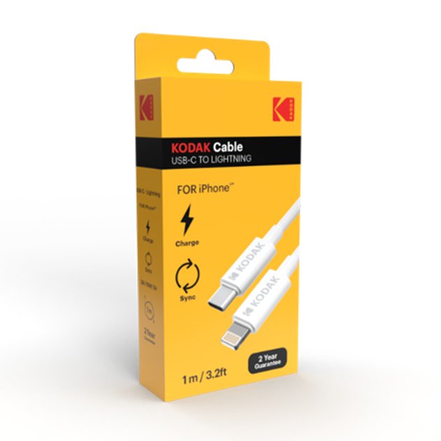 EAN 0887930425987 - Kodak 30425989 cable de conector Lightning 1 m Blanco imagen 2