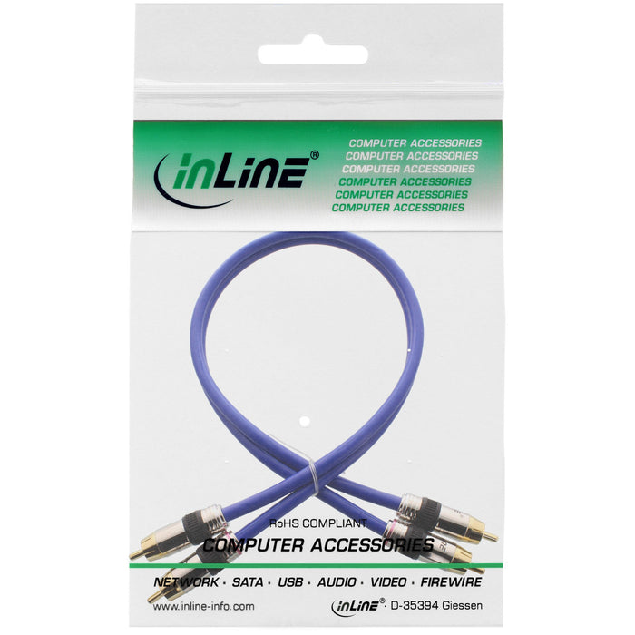 EAN 4043718101269 - InLine 4043718101269 cable de audio 7 m 2 x RCA Azul imagen 2