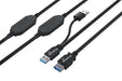 EAN 4260664878032 - MediaRange MRCS244 cable USB USB 3.2 Gen 1 (3.1 Gen 1) 15 m 2 x USB A USB A Negro imagen 1