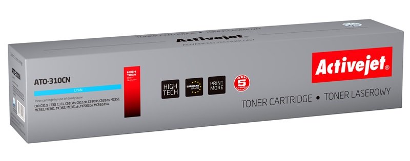 EAN 5901443019435 - Activejet ATO-310CN cartucho de tóner 1 pieza(s) Compatible Cian imagen 1
