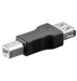 EAN 5705965857489 - Microconnect USBAFB cambiador de género para cable USB B USB A Negro imagen 1