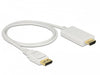 EAN 4043619838172 - DeLOCK 83817 adaptador de cable de vídeo 1 m DisplayPort HDMI Blanco imagen 1