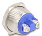 EAN 4043619220403 - DeLOCK 22040 interruptor eléctrico Interruptor pulsador 2P Plata imagen 2