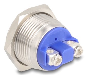 EAN 4043619220410 - DeLOCK 22041 interruptor eléctrico Interruptor pulsador 2P Plata imagen 2