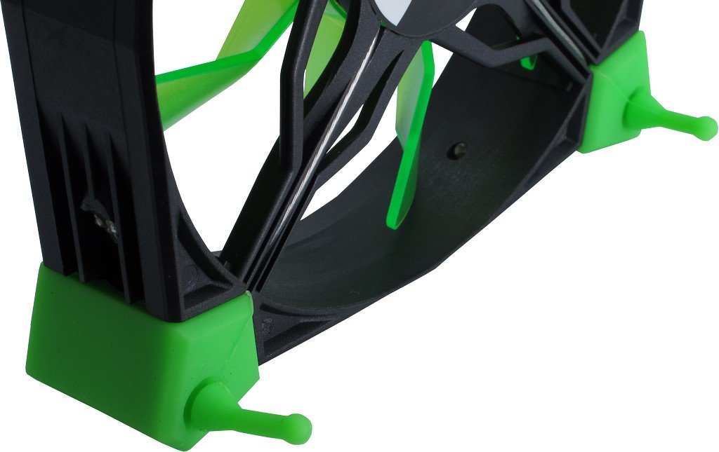 EAN 4260133129962 - Inter-Tech CobaNitrox N-120-GR Carcasa del ordenador Ventilador 12 cm Negro, Verde imagen 3