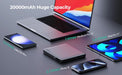 EAN 0689323786442 - AUKEY Powerbank 100W 20000mAh 3xUSB-C PD 3.0 Teléfono móvil Negro Corriente alterna, Encendedor de cigarr imagen 3