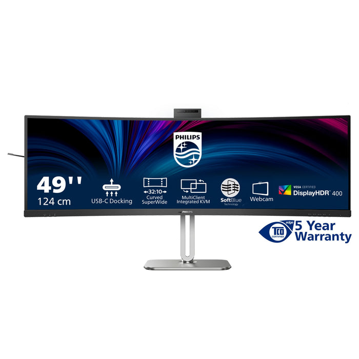 EAN 8712581802554 - Philips 49B2U6900CH/00 pantalla para PC 124 cm (48.8") 5120 x 1440 Pixeles Dual QHD LCD Negro imagen 5