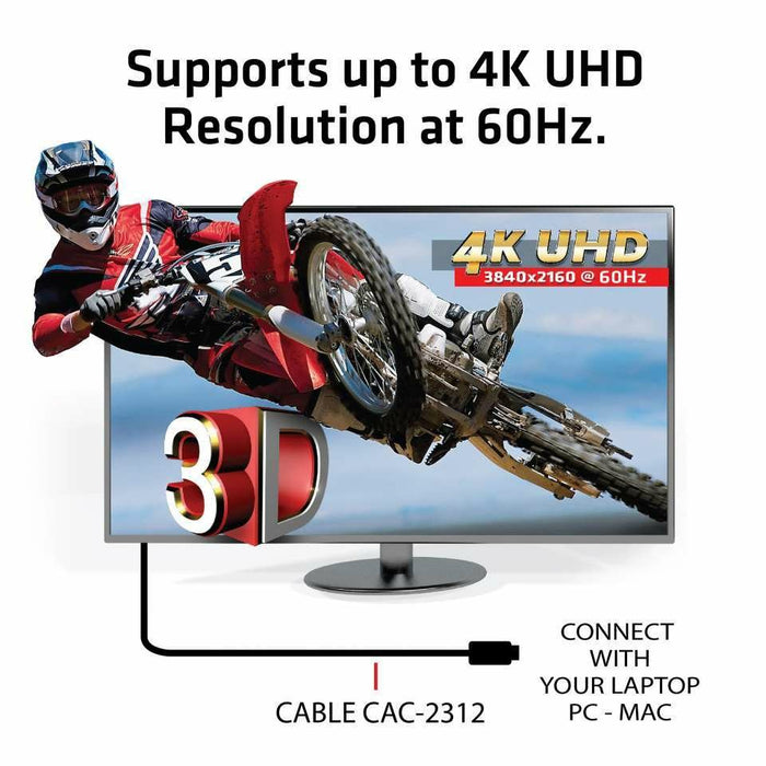 EAN 0841615101115 - CLUB3D CAC-2312 cable HDMI 5 m HDMI tipo A (Estándar) Negro imagen 4