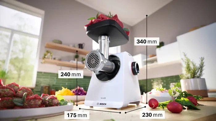 EAN 4242005455935 - Bosch Serie 6 MFWS607W picadora 500 W Blanco imagen 2