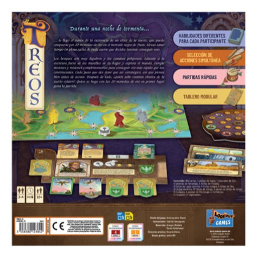 EAN 3558380123842 - Asmodee LOG0182ES juego de tablero Treos Juego de mesa Partido imagen 2