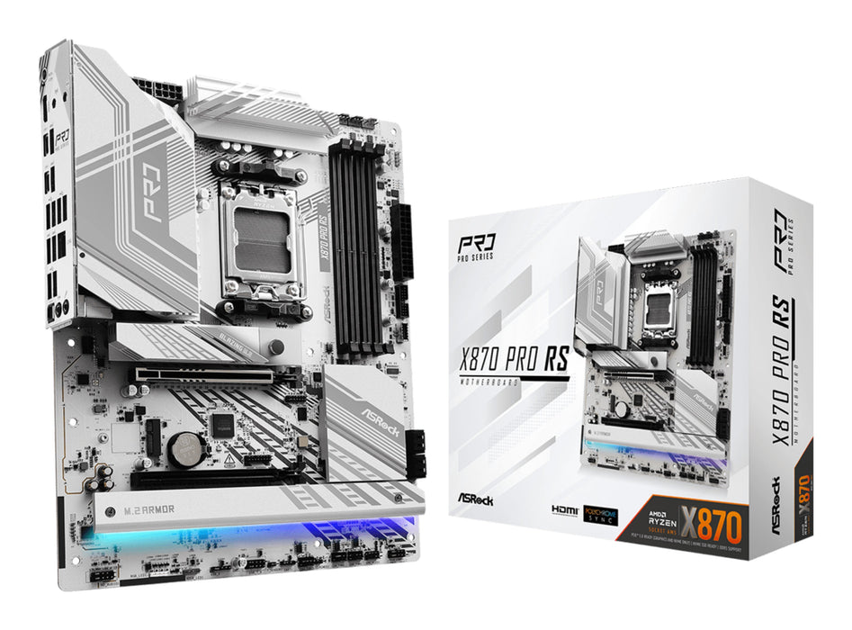 EAN 4710483949326 - Asrock X870 PRO RS AMD X870 Zócalo AM5 ATX imagen 1