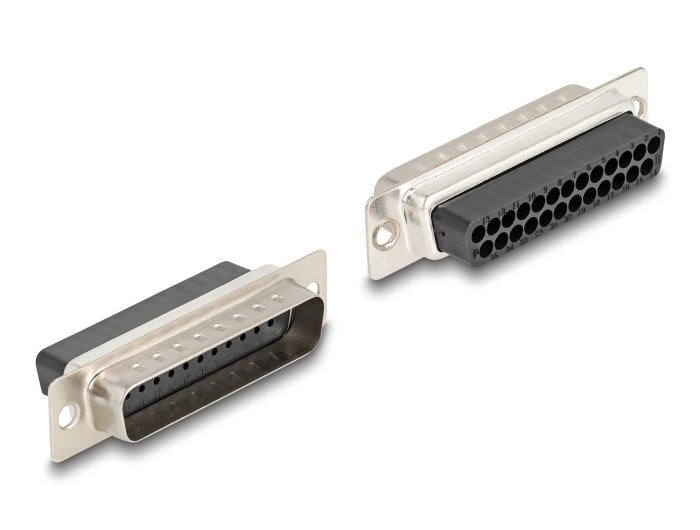 EAN 4043619670932 - DeLOCK 67093 cambiador de género para cable D-Sub 25 RJ12 Negro imagen 2
