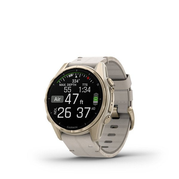 EAN 753759338046 - Garmin Fenix 8 3,3 cm (1.3") AMOLED 43 mm Digital 416 x 416 Pixeles Pantalla táctil Oro Wifi GPS (satélite imagen 6