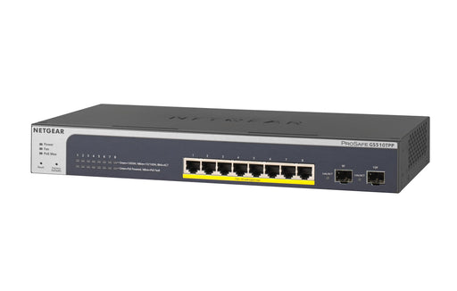 EAN 0606449119015 - NETGEAR GS510TPP Gestionado L2/L3/L4 Gigabit Ethernet (10/100/1000) Energía sobre Ethernet (PoE) Negro imagen 1