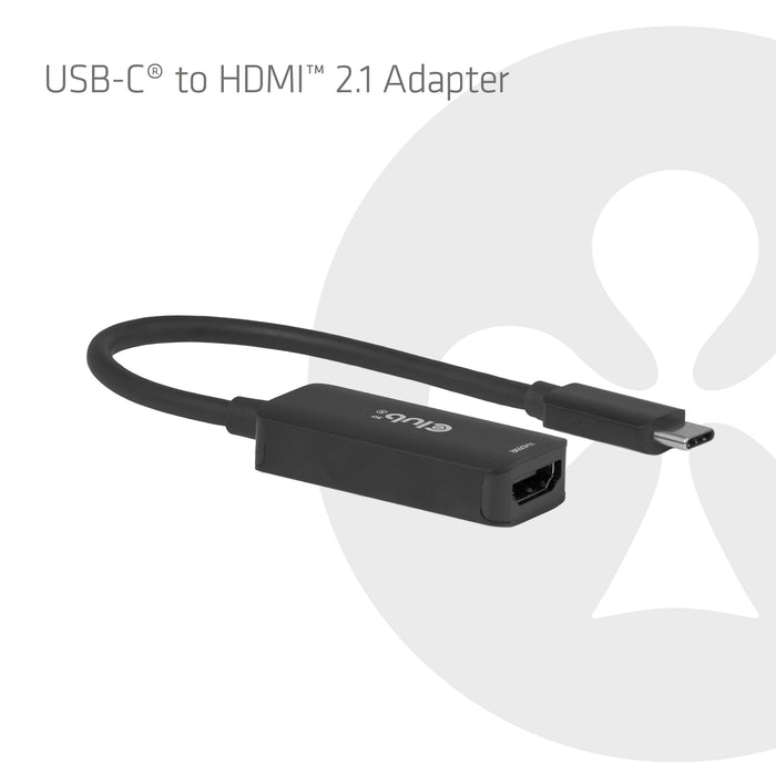 EAN 8719214473815 - CLUB3D CAC-2505 adaptador de cable de vídeo 0,12 m USB Tipo C HDMI + USB Negro imagen 2