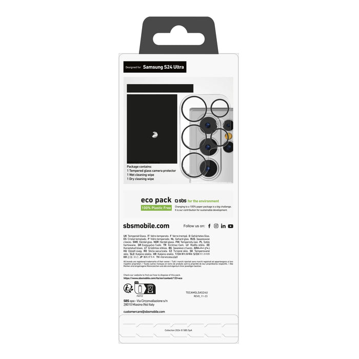 EAN 8018417467165 - SBS TECAMGLSAS24U protector de pantalla o trasero para teléfono móvil Protector para lentes de cámara Sam imagen 2