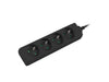 EAN 1947909414837 - Lanberg PS0-04E-0150-BK base múltiple 1,5 m 4 salidas AC Interior Negro imagen 4