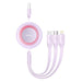 EAN 6932172609078 - Baseus CAMJ010005 cable USB USB 2.0 1,1 m USB A USB C/Micro-USB B/Lightning Violeta imagen 2