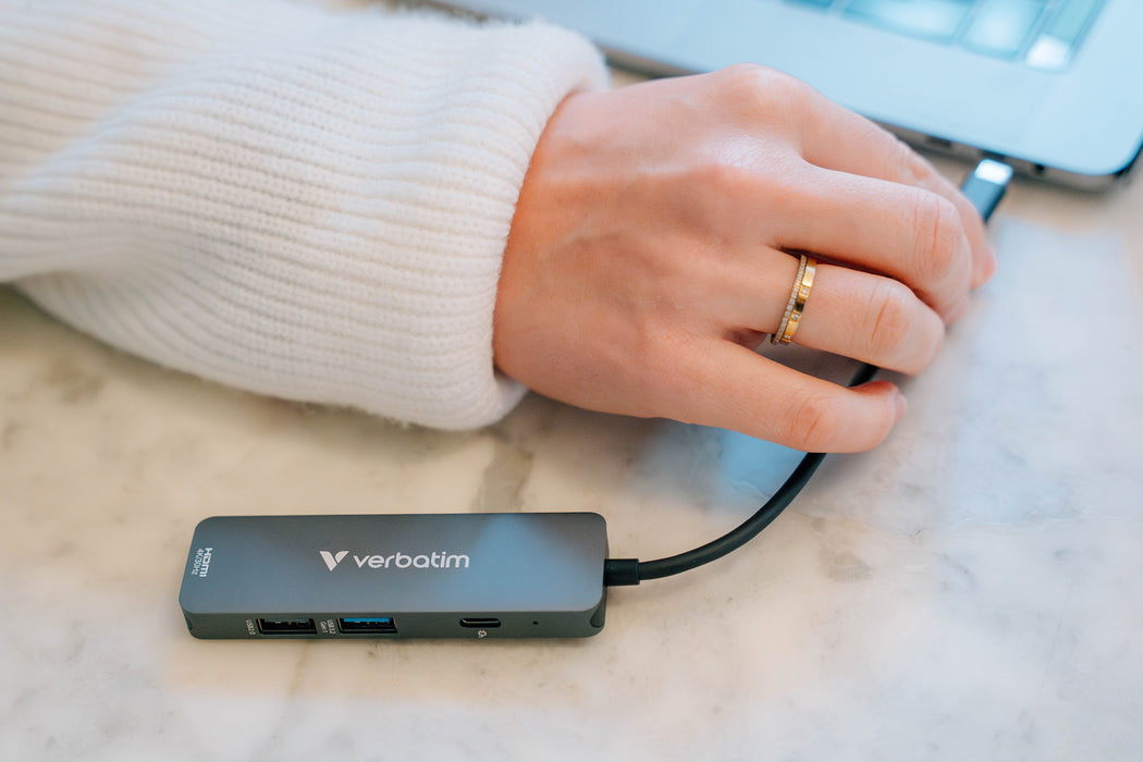 EAN 0023942321552 - Verbatim 32155 hub de interfaz USB 3.2 Gen 1 (3.1 Gen 1) Type-C 5000 Mbit/s Gris imagen 5