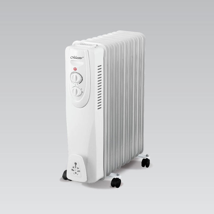 EAN 4820096551554 - Maestro MR-950-9 calefactor eléctrico Interior Blanco 2000 W Radiador de aceite eléctrico imagen 3