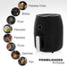 EAN 8713016076182 - Princess 182025 Sencillo 4,5 L Independiente 1500 W Freidora de aire caliente Negro imagen 50