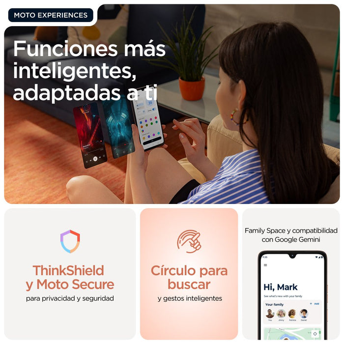EAN 0840493605234 - Motorola moto g06 17,5 cm (6.88") SIM doble Android 15 4G USB Tipo C 4 GB 256 GB 5200 mAh Naranja imagen 18