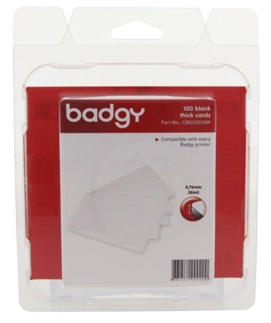 EAN 3661572000200 - Evolis CBGC0030W tarjeta de visita 100 pieza(s) imagen 1