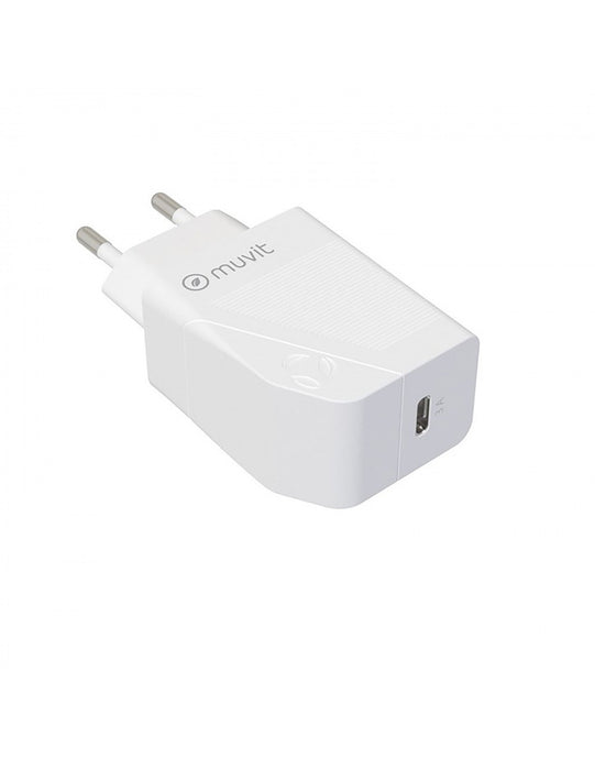 EAN 3663111153590 - Muvit MCPAK0044 cargador de dispositivo móvil Universal Blanco Corriente alterna Interior imagen 3