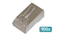 EAN 4016032494980 - Digitus AK-219603-100 conector RJ-45 Plata, Transparente imagen 1
