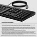 EAN 5715328227040 - HP 125 G2 USB Wired Keyboard teclado Oficina Negro imagen 8