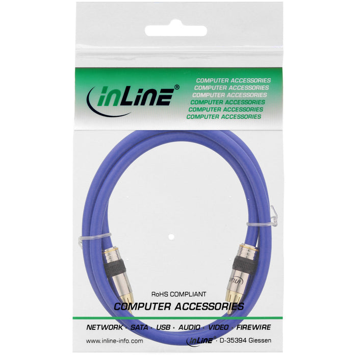 EAN 4043718018307 - InLine 4043718018307 cable de audio 20 m RCA Azul imagen 2