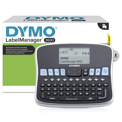 EAN 3501170879528 - DYMO LabelManager 360D™ QWZ impresora de etiquetas Transferencia térmica 180 x 180 DPI 12 mm/s Alámbrico  imagen 1