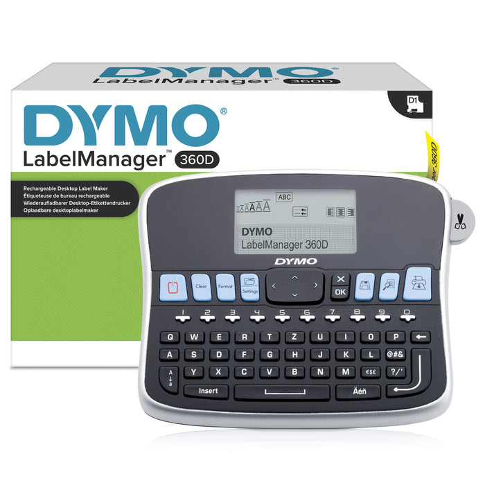 EAN 3501170879528 - DYMO LabelManager 360D™ QWZ impresora de etiquetas Transferencia térmica 180 x 180 DPI 12 mm/s Alámbrico  imagen 1