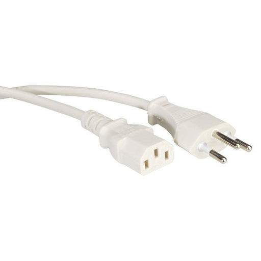 EAN 7611990132294 - VALUE Netzkabel T12 auf C13, weiss 1,8m imagen 1