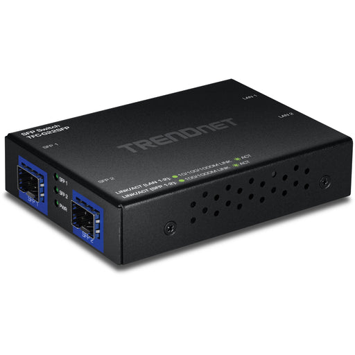 EAN 710931504798 - Trendnet TFC-G22SFP switch No administrado Gigabit Ethernet (10/100/1000) Negro imagen 1