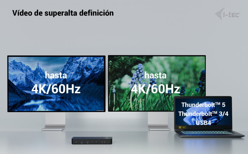 EAN 8595611707575 - i-tec TB4INTGDUAL4KDOCPD base para portátil y replicador de puertos Alámbrico Negro imagen 10