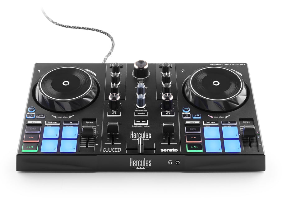 EAN 3362934747817 - Hercules Inpulse 200 MK3 DVS (Sistema de vinilo digital) para scratch digital 2 canales Negro imagen 4