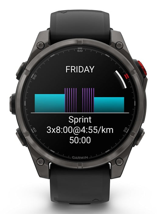 EAN 753759350918 - Garmin fēnix 8 Pro 3,56 cm (1.4") AMOLED 47 mm Digital 454 x 454 Pixeles Pantalla táctil Gris Wifi GPS (sa imagen 8