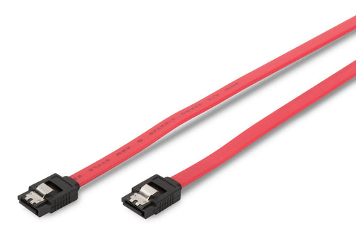 EAN 4016032299950 - Digitus AK-400102-005-R cable de SATA 0,5 m SATA 7-pin Rojo imagen 1