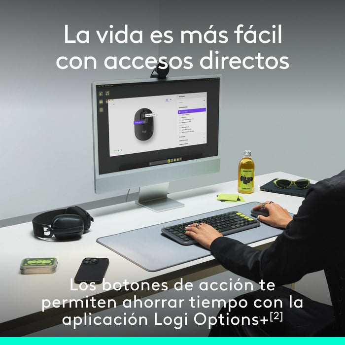 EAN 5099206126374 - Logitech POP ratón Universal Ambidextro Óptico 4000 DPI imagen 13