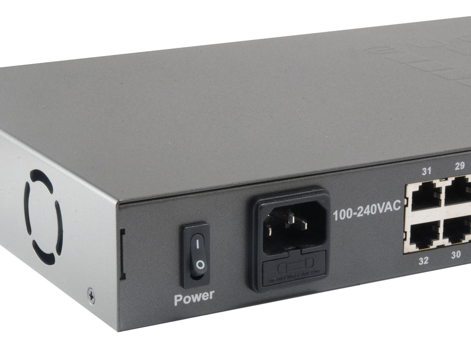 EAN 4015867203286 - LevelOne FGP-3400W760 switch No administrado Fast Ethernet (10/100) Energía sobre Ethernet (PoE) Negro imagen 3