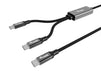 EAN 4015867243664 - Equip 128895 cable USB USB 2.0 1,5 m USB C 2 x USB C Negro imagen 1