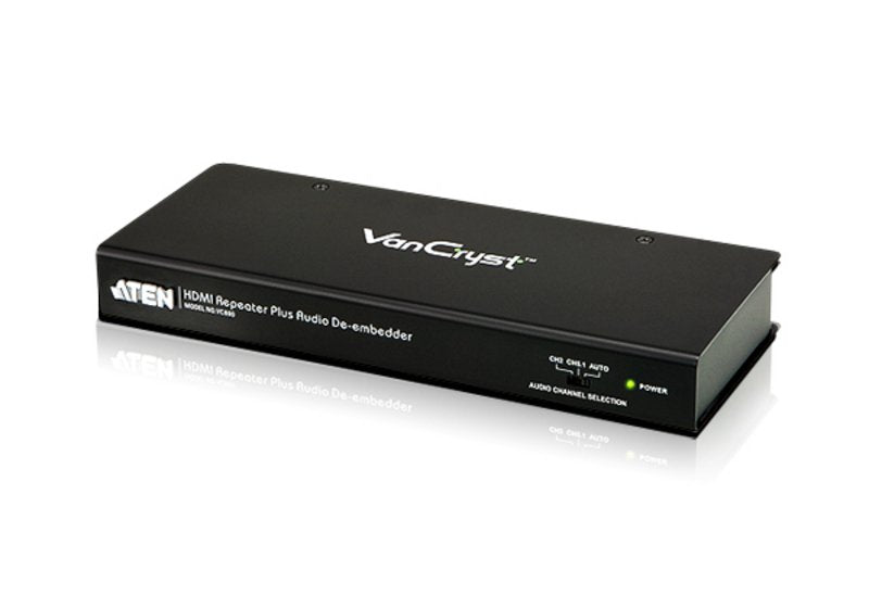 EAN 4710423772625 - ATEN VC880-AT-G extensor audio/video Repetidor de señales AV Negro imagen 1