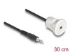 EAN 4043619881888 - DeLOCK 88188 cable de audio 0,3 m 3,5mm Negro, Plata imagen 2