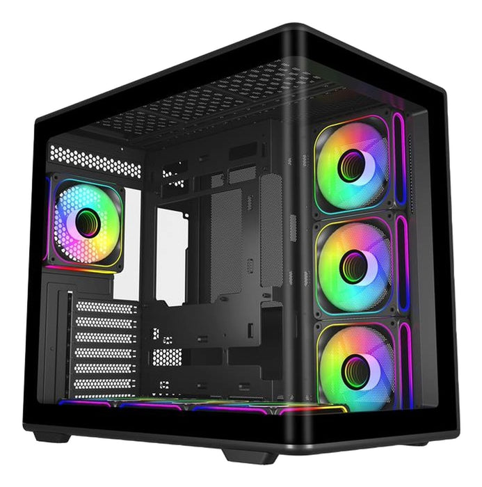 EAN 4719512162033 - Cooler Master Elite 600 Midi Tower Negro, Transparente imagen 1