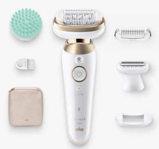 EAN 7500435225281 - Braun Silk-épil 9 Flex 9-071 3D 40 pinzas Oro, Blanco imagen 1