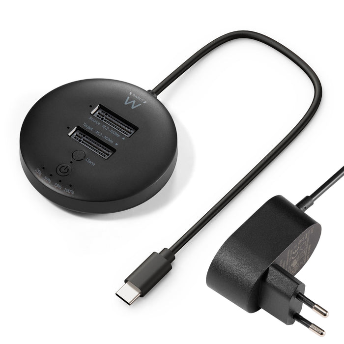 EAN 8052101435139 - Ewent EW7078 base de conexión para disco duro USB 3.2 Gen 1 (3.1 Gen 1) Type-C Negro imagen 1