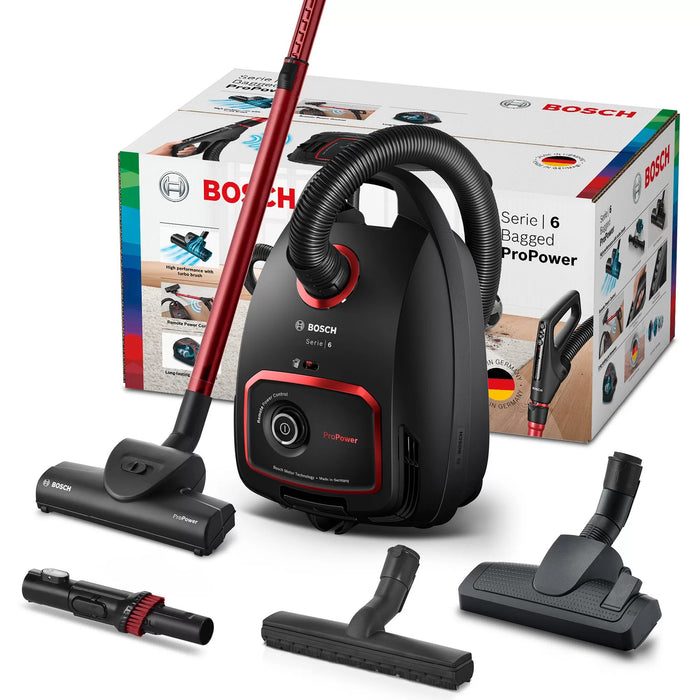 EAN 4242005232321 - Bosch Serie 6 BGL6POW2 aspiradora Aspiradora cilíndrica Secar 850 W Bolsa para el polvo imagen 7