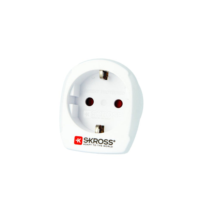 EAN 7640166320098 - Skross 1.500209-E adaptador de enchufe eléctrico Tipo I (AU) Tipo C (Europlug) Blanco imagen 2
